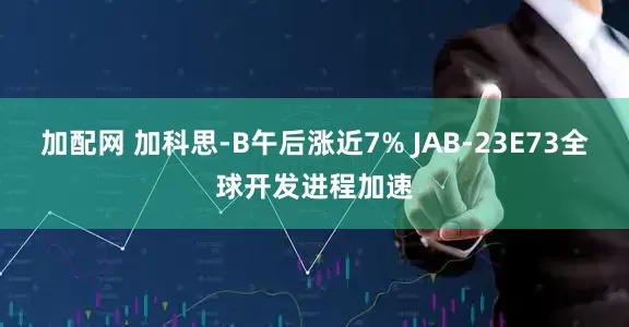 加配网 加科思-B午后涨近7% JAB-23E73全球开发进程加速