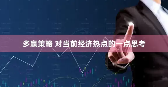 多赢策略 对当前经济热点的一点思考
